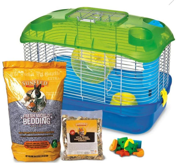 Kit de gaiola completa Sunseed para hamsters