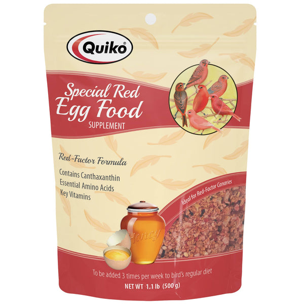 Quiko Special Red Egg Food Supplement, Red-Factor Formula With Canthaxanthin For Canaries