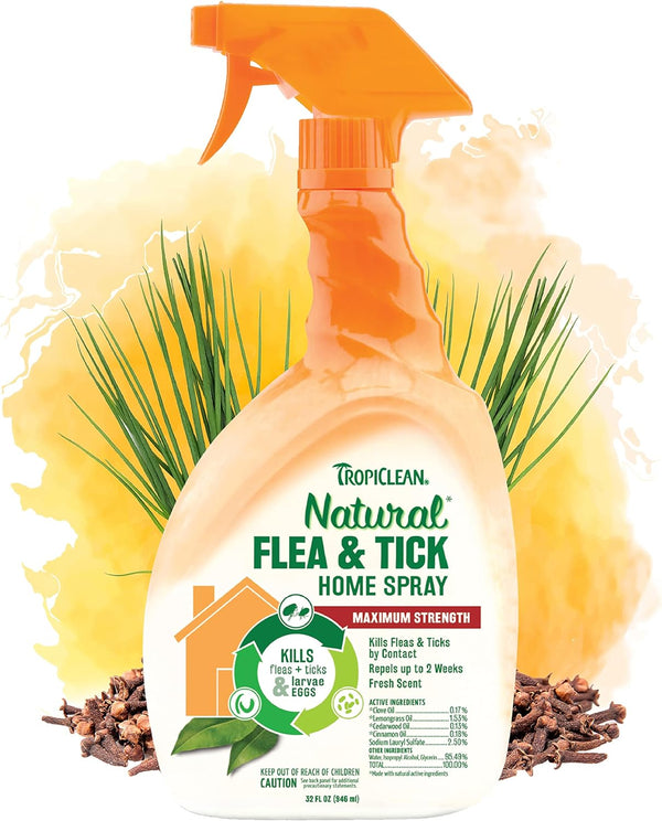 TropiClean Natural Flea and Tick Spray for Home