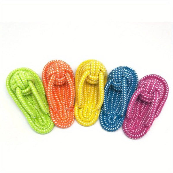 Dog Rope Toy Cotton Rope Slippers