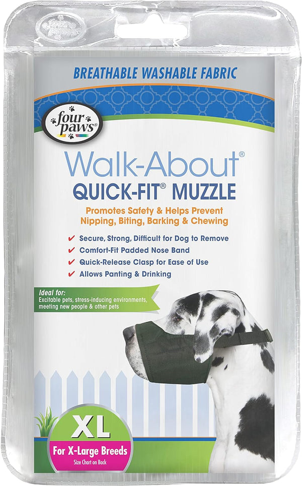 Four Paws Walk-About Quick-Fit Dog Muzzle