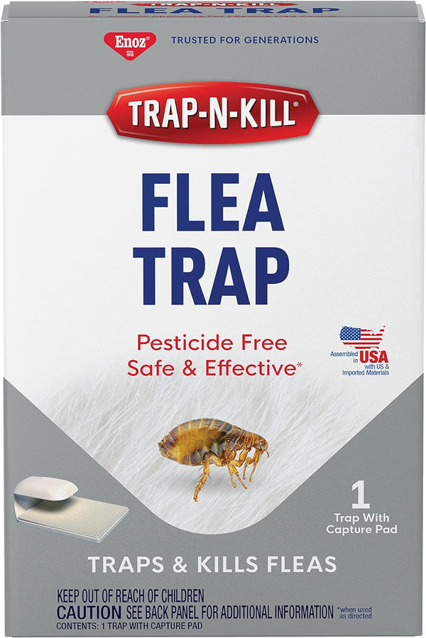 Trap-N-Kill Indoor Flea Trap Sticky Capture Pad