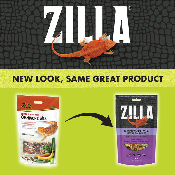 Zilla Omnivore Mix Reptile Munchies 4oz