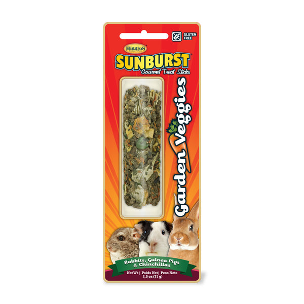 Higgins Sunburst Treat Sticks para coelhos, porquinhos-da-índia e chinchilas
