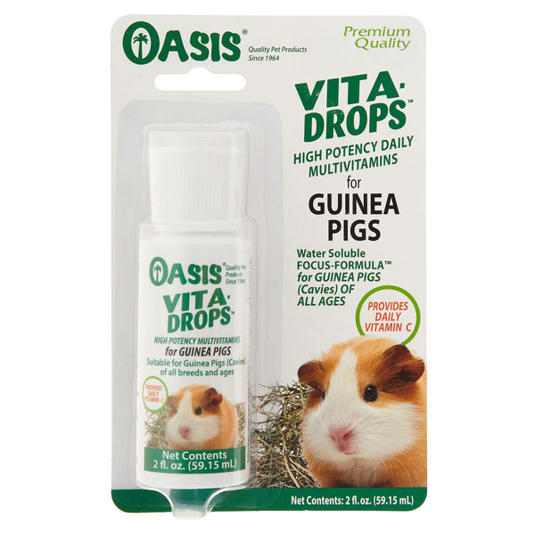 Gotas Oasis Vita para porquinhos-da-índia