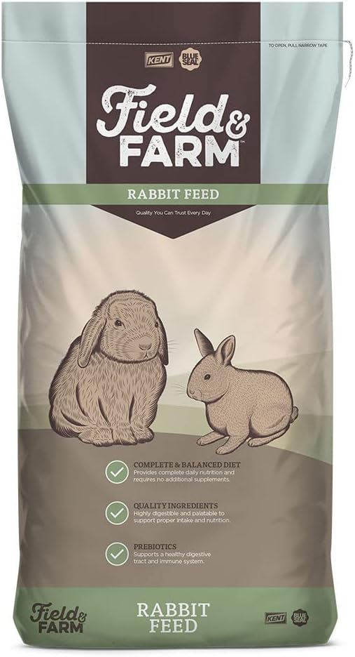 Alimento para conejos de campo y granja, 25 lb 