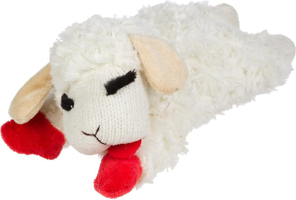 Multipet Lamb Chop Plush Squeak Toy 10"