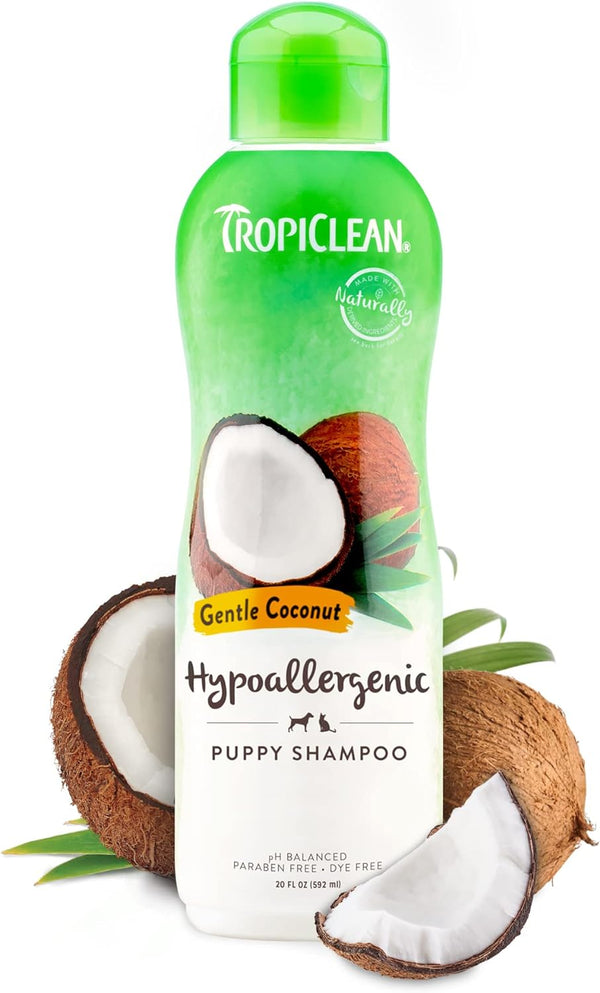 TropiClean Gentle Coconut Hypoallergenic Puppy & Kitten Shampoo