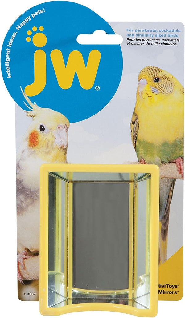 JW Pet Activitoy Birdie Salón de los Espejos Juguete, Pequeño/Mediano