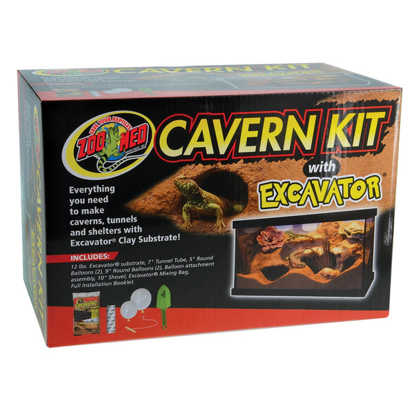 Kit Zoo Med Cavern com Escavadeira