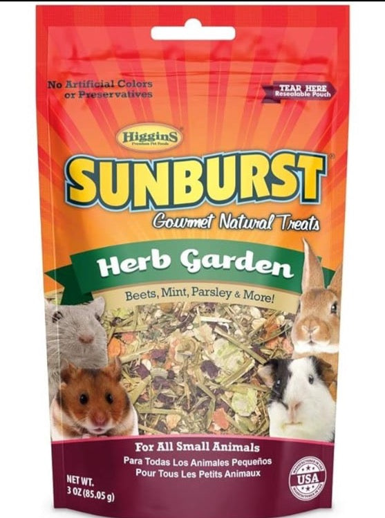 Higgins Sunburst Herb Garden Treats For small Animals