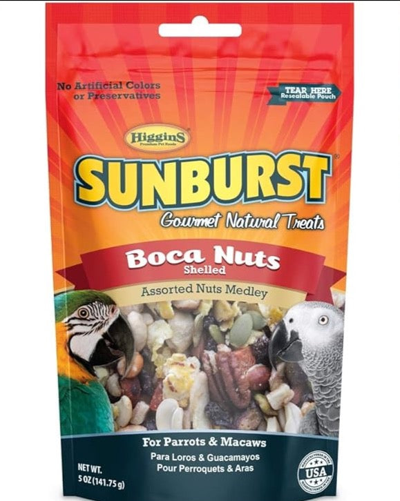 Higgins Sunburst Boca Nuts 5 OZ
