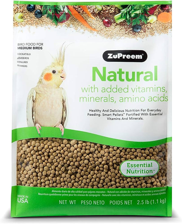 Zupreem Natural For Medium Birds