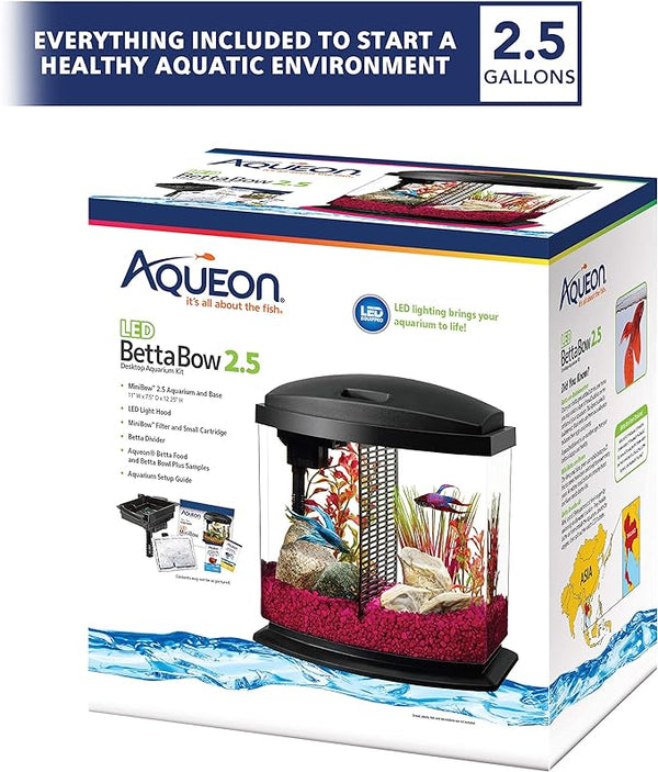 Aqueon 2.5 gal Black Betta LED Kit