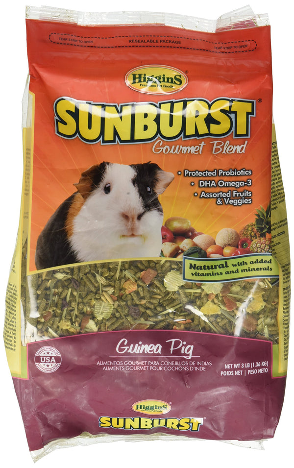 Comida de cobaia com mistura gourmet Higgins Sunburst, 6LB 