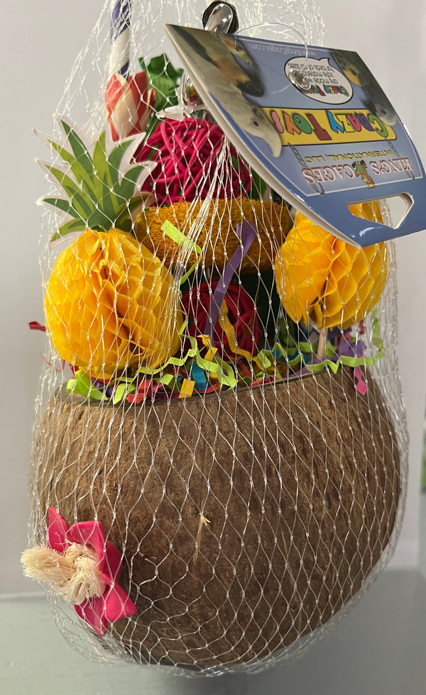 King Cages Coconut Coolada Bird Toy