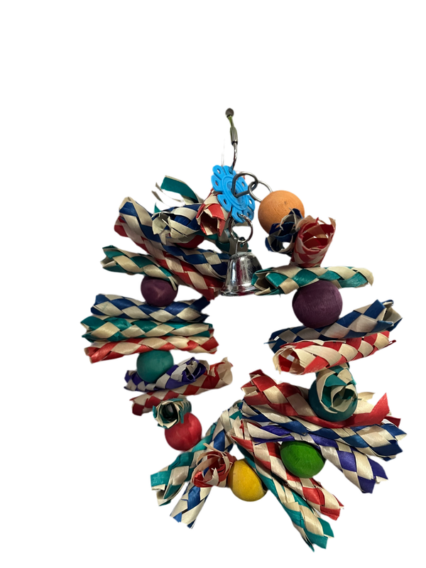 A&E Fiesta Wreath Bird Toy