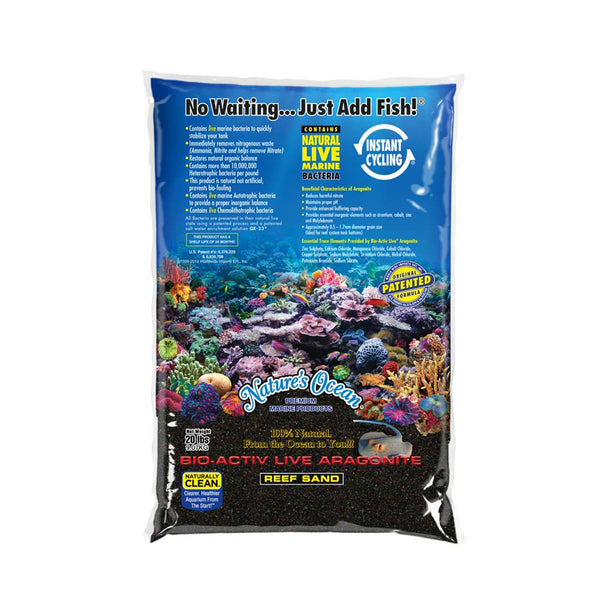 Nature’s Ocean Bio-Activ Live Aragonite Reef Sand