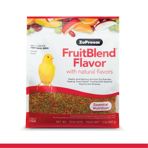 ZuPreem FruitBlend Flavor with Natural Flavors Daily Extra Small Bird Food