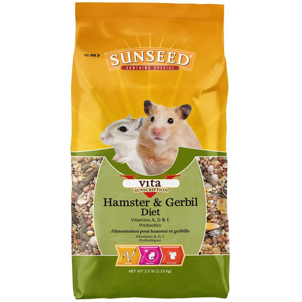 Dieta Sunseed Vita para hamster e gerbil