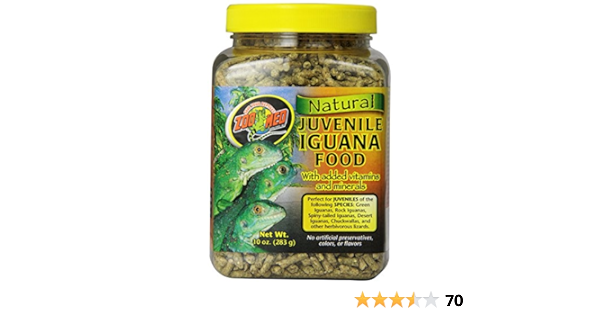 Alimento para iguana juvenil ZooMed, 10 oz