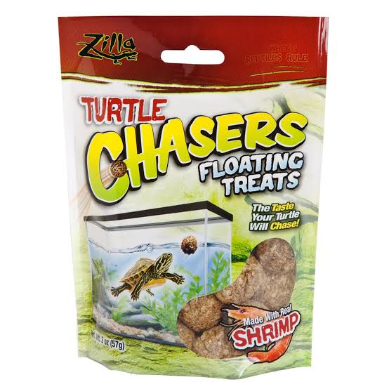 Zilla Turtle Chasers Golosinas flotantes para tortugas y camarones, bolsa de 2 oz 