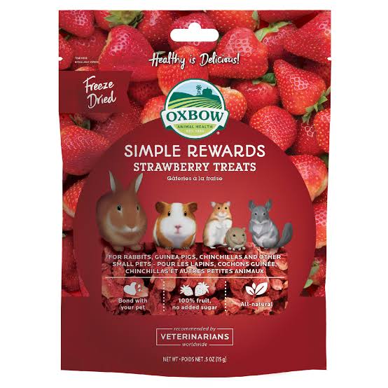 Oxbow Rewards Strawberry Treats