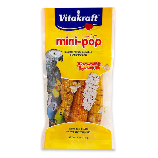 Mini pipoca Vitakraft Bird 6 onças