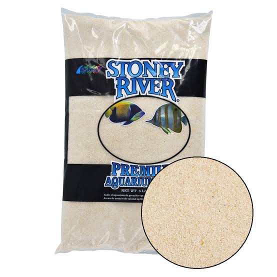 Areia de aquário Stoney River Premium 5 LB