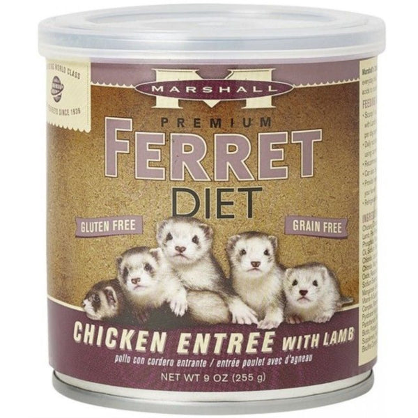 Marshall Premium Ferret Diet Entrada de frango com cordeiro