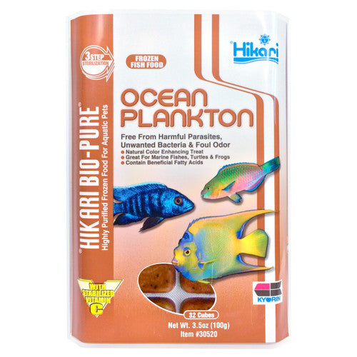 Hikari Bio Pure Ocean Plankton Cubos congelados 3.5oz