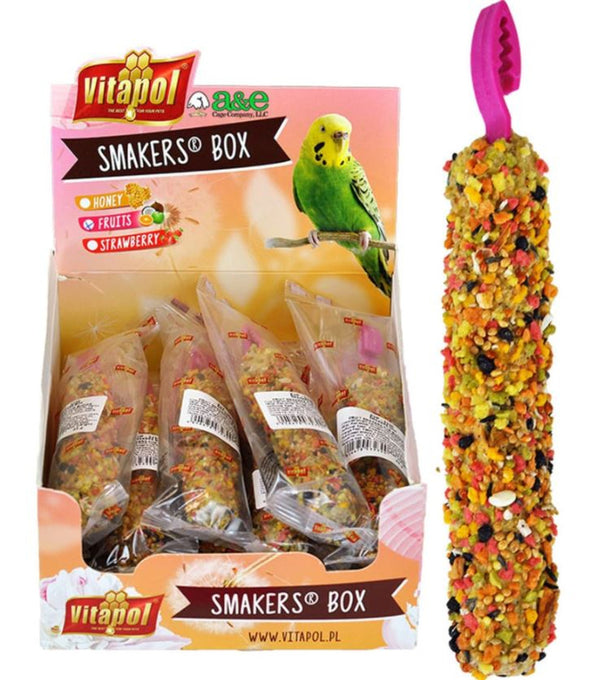 A&E Cage Company Smakers Parakeet Fruit Treat Sticks