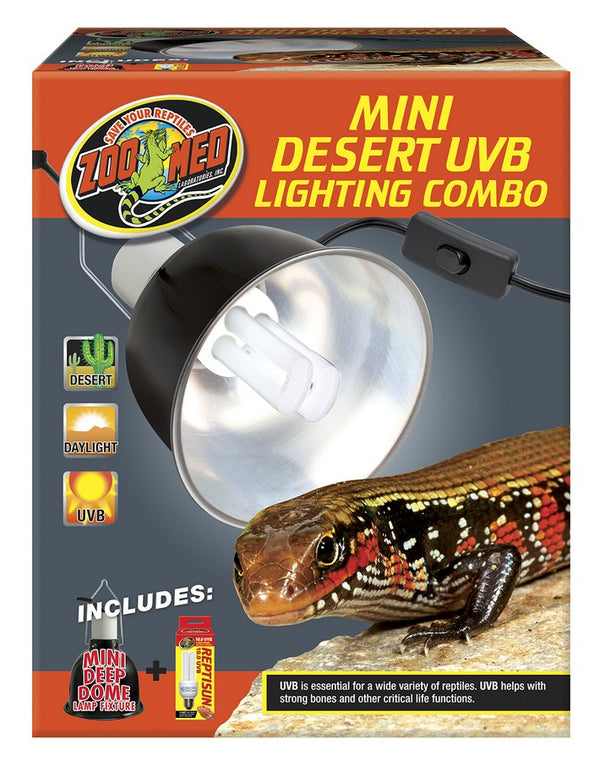 Combinação de iluminação Mini Desert UVB