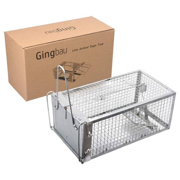 Gingbau Chipmunk Trap Humane Live Mouse Rat Trap Cage