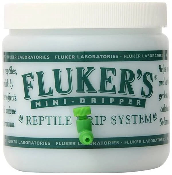 Sistema de goteo para reptiles con minigotero de Fluker