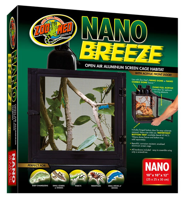 Jaula de pantalla de aluminio Zoo Med Nano Breeze 