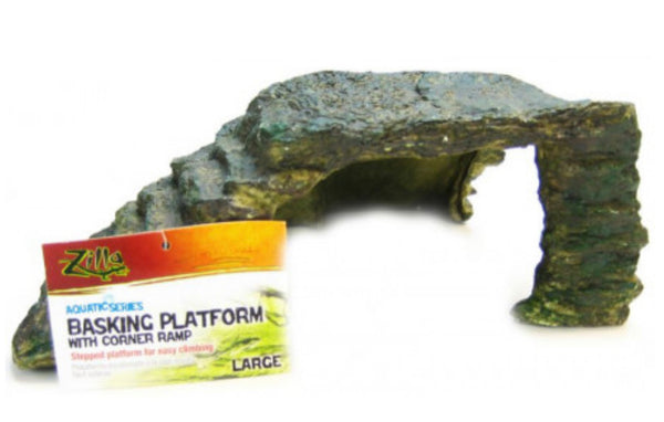 Zilla Reptile Basking Platform with Corner Ramp