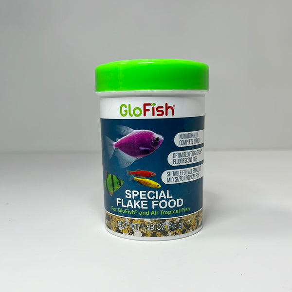 Comida especial em flocos GloFish