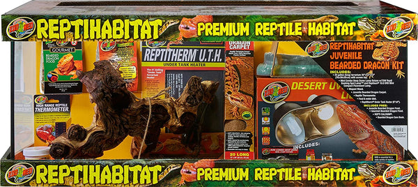 Zoo Med ReptiHabitat Juvenile Bearded Dragon Kit