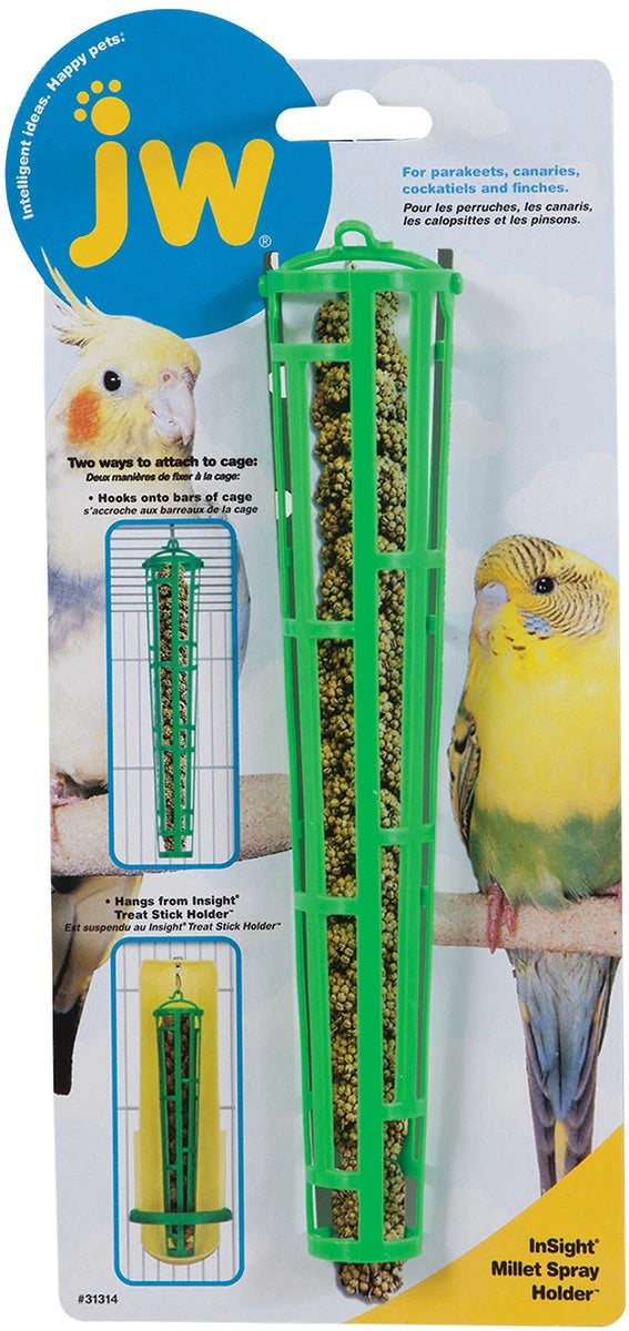 JW Pet InSight Millet Spray Holder Comedero para pájaros, regular 