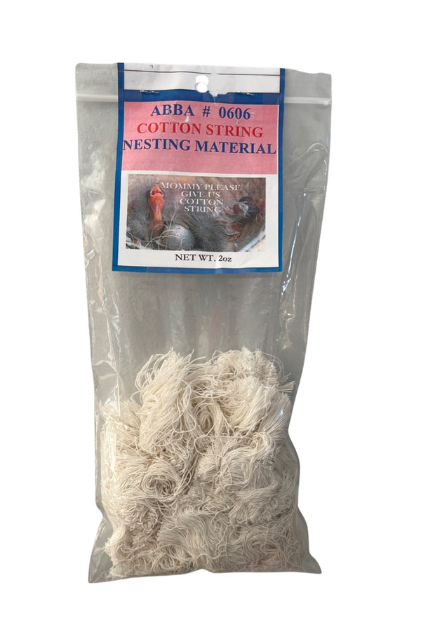 Material de anidación de hilo de algodón, 0,2 oz.