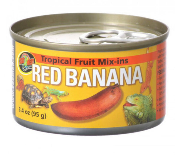 Zoo Med Tropical Fruit Mix-Ins Reptile Food Red Banana