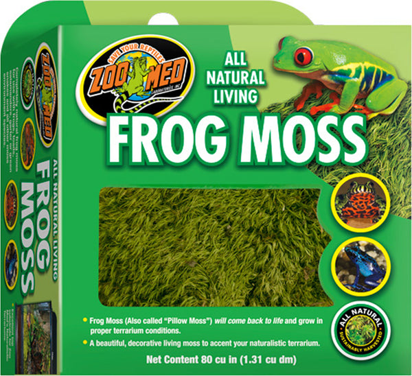 Zoo Med All Natural Living Frog Moss – 80 Cubic Inch