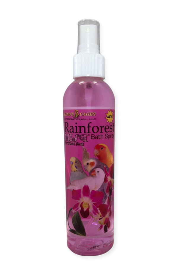 Spray de banho Rainforest Mist para pássaros pequenos KINGS CAGES INC.