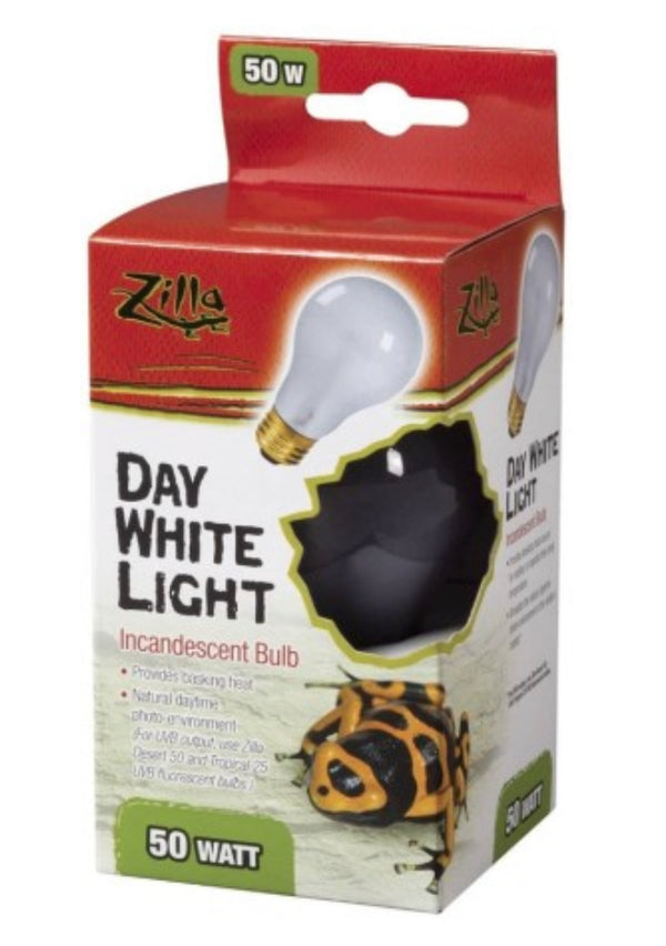 Zilla Incandescent Day White Light Bulb