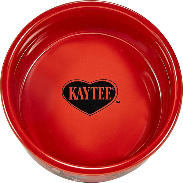 Kaytee Paw-Print PetWare Bowl, Bunny, Colors Vary