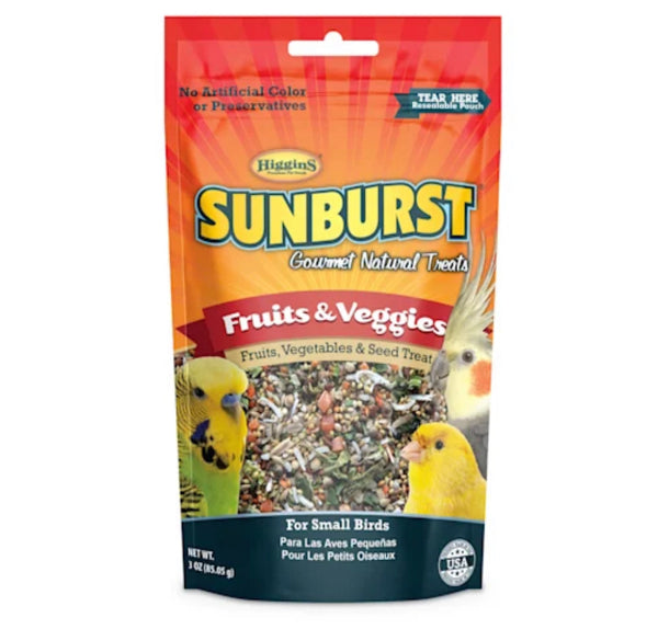 Guloseimas Naturais Gourmet Higgins Sunburst - Frutas e Vegetais Pequenos, 3 onças